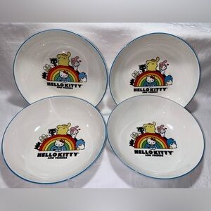 Hello Kitty & Friends - 4 Dinner Bowl Set